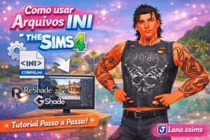 como colocar arquivos .ini no the sims 4