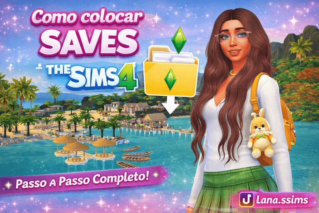 como colocar saves no the sims