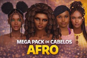 mega pack cabelos afro