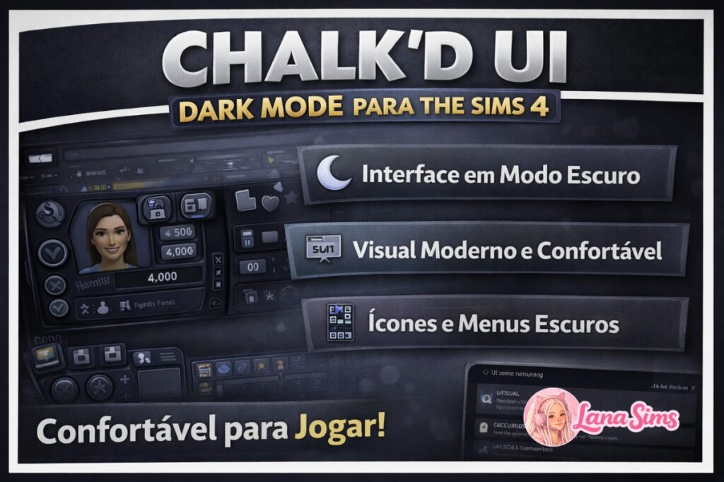 modo escuro para the sims 4