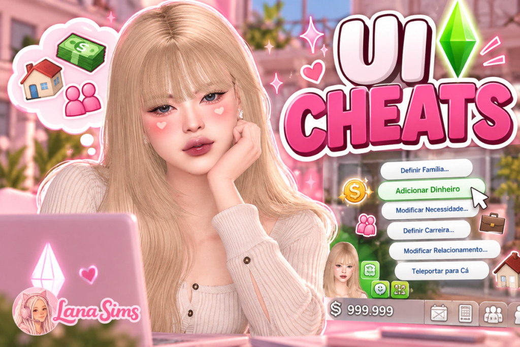 interface de cheats para the sims