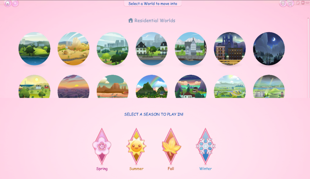 🎀 Interface Rosa para The Sims 4 - Pastel Pink UI image