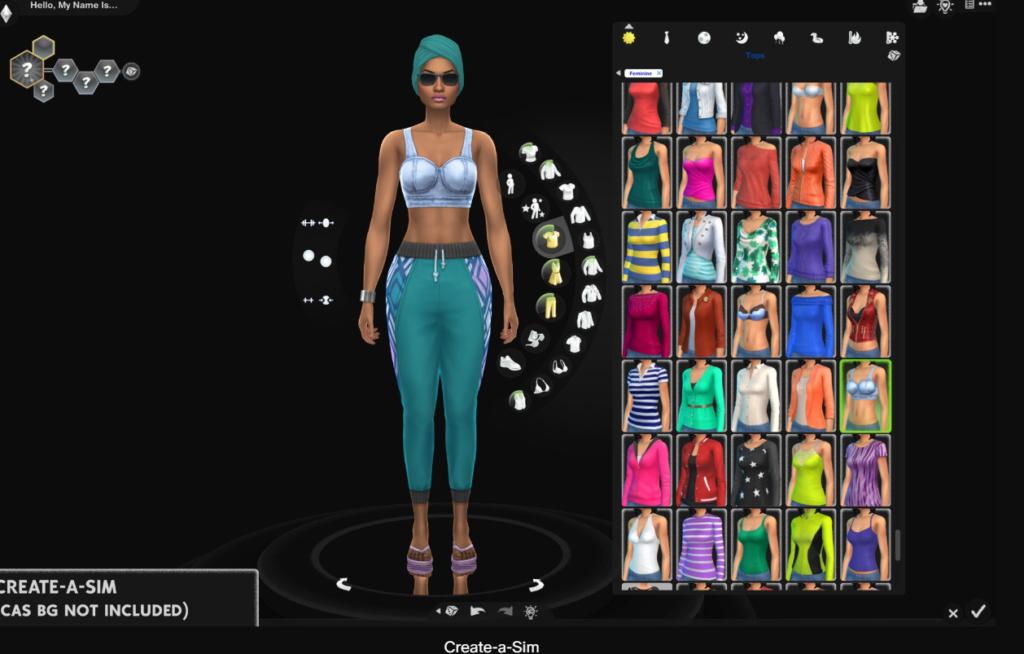 🖤 Dark Mode para The Sims 4 – Chalk'd UI image