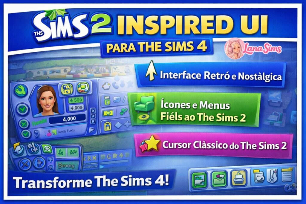 interface de the sims 2 para the sims 4