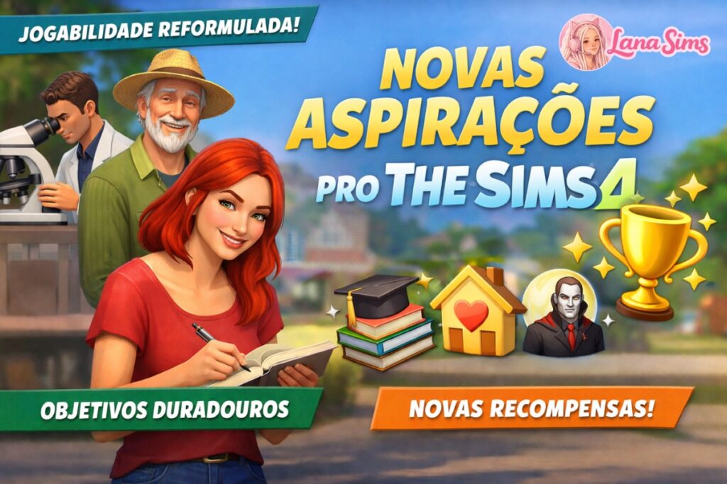 novas aspirações para o the sims 4