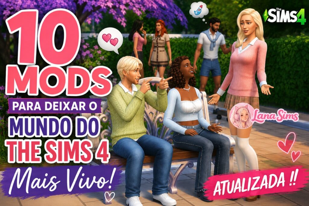 10 mods para deixar o mundo do the sims 4 mais vivo atualizada