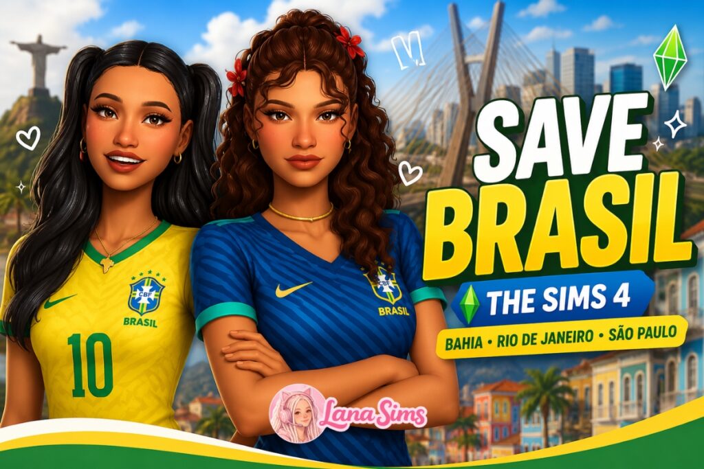 🇧🇷 Save Brasileiro - Original Lana Sims (em andamento) save brasileiro