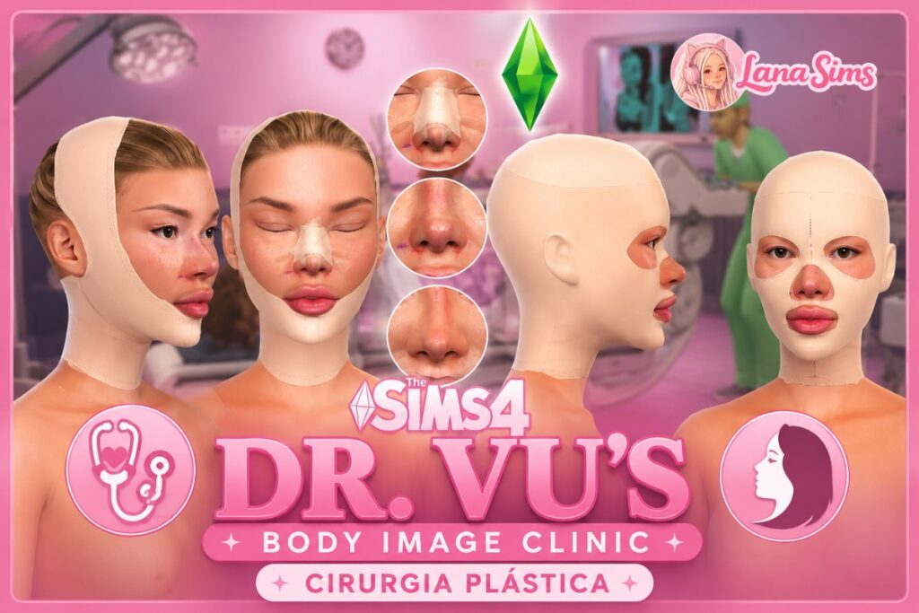 💉 Dr. Vu's: o Mod de Cirurgia Plástica mais realista para The Sims 4 cirurgia plastica dr. vu's