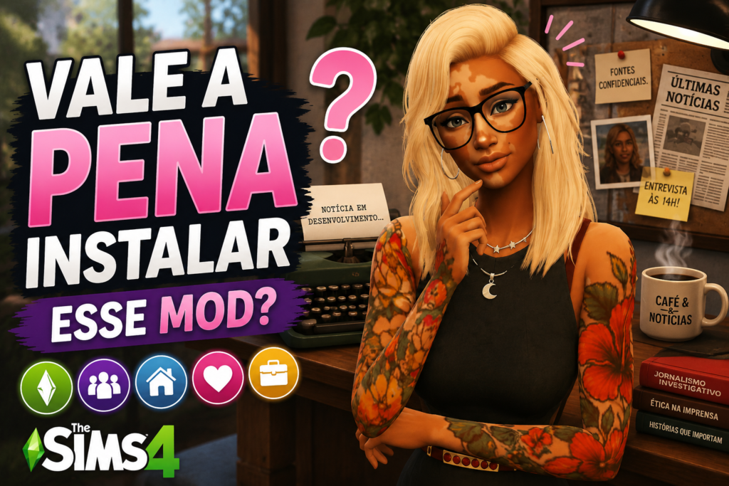 📰 Jornalista no The Sims 4 - Carreira Ativa! image