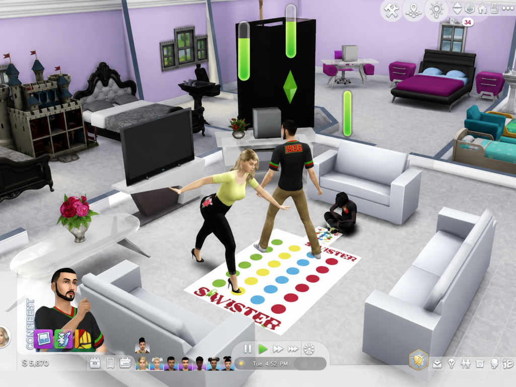 🌪️ Mod de Twister : Diversão e Caos nas noites de The Sims image