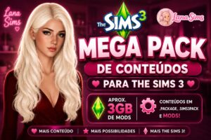 mega pack de conteudo para the sims 3