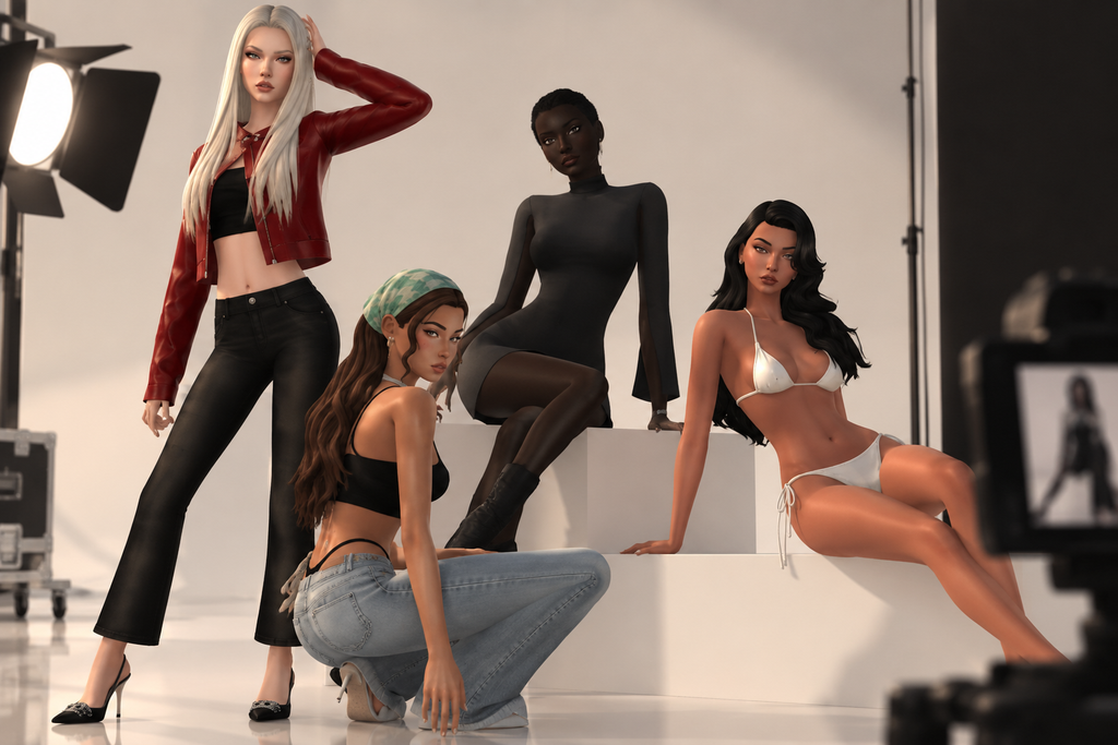 👠 Who's That Girl? — 5 Traços de Moda, Fama e Modelagem para The Sims 4 chatgpt image 14 09 2026, 20 36 35
