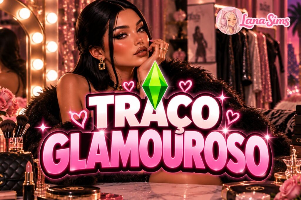 ✨ Traço Glamouroso para The Sims 4 traço glamuroso
