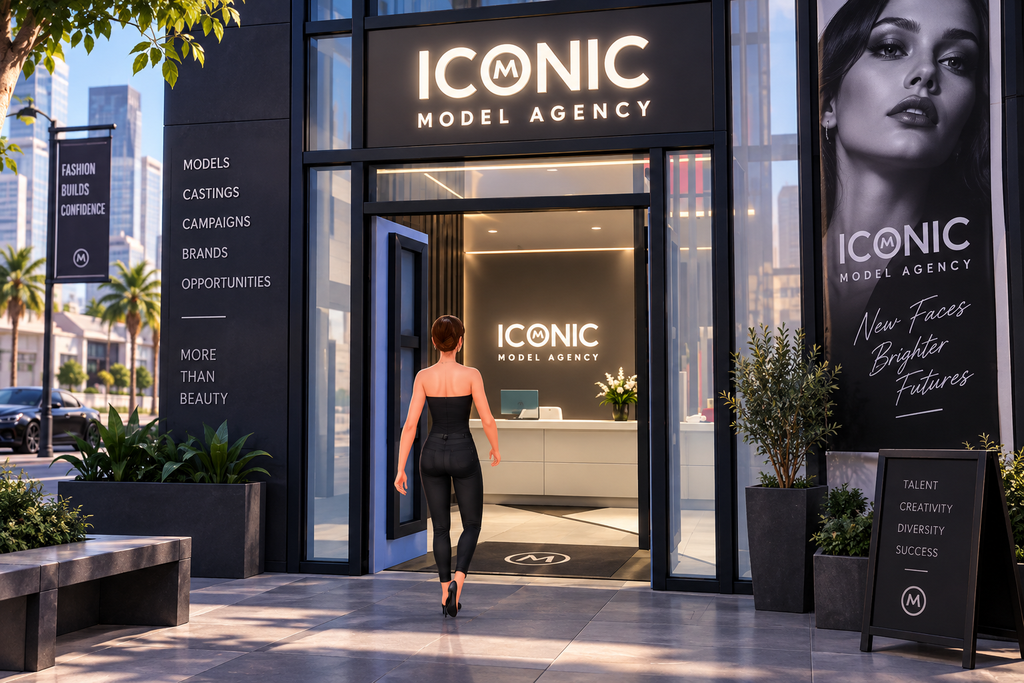 🏢 Traço de Lote: Agência de Modelos para The Sims 4 image