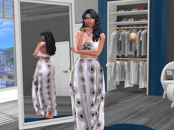 ✨ Traço Glamouroso para The Sims 4 image